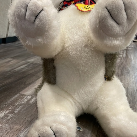 SIBERIAN HUSKY retired BUILD A BEAR workshop babw bab puppy PLUSH dog WOLF - Picture 6 of 7